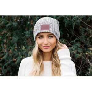 Love your Mellon duel color knit beanie